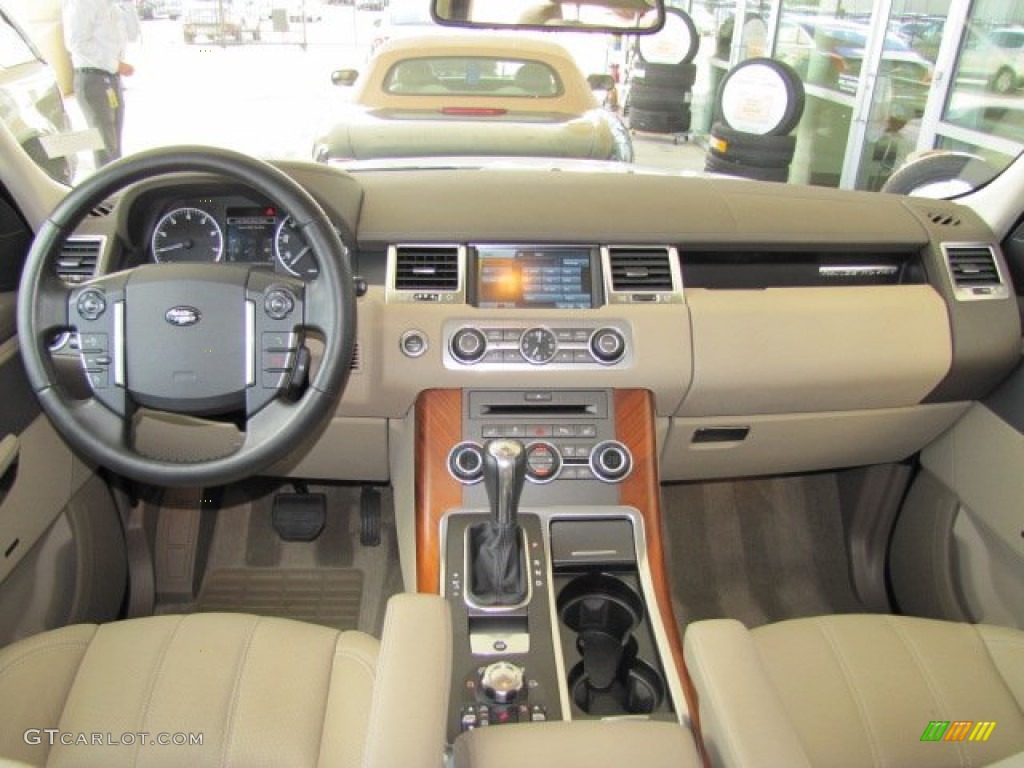 2011 Land Rover Range Rover Sport HSE LUX Almond/Nutmeg Dashboard Photo #70538044