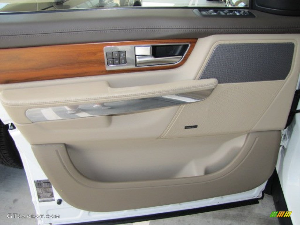 2011 Land Rover Range Rover Sport HSE LUX Almond/Nutmeg Door Panel Photo #70538164