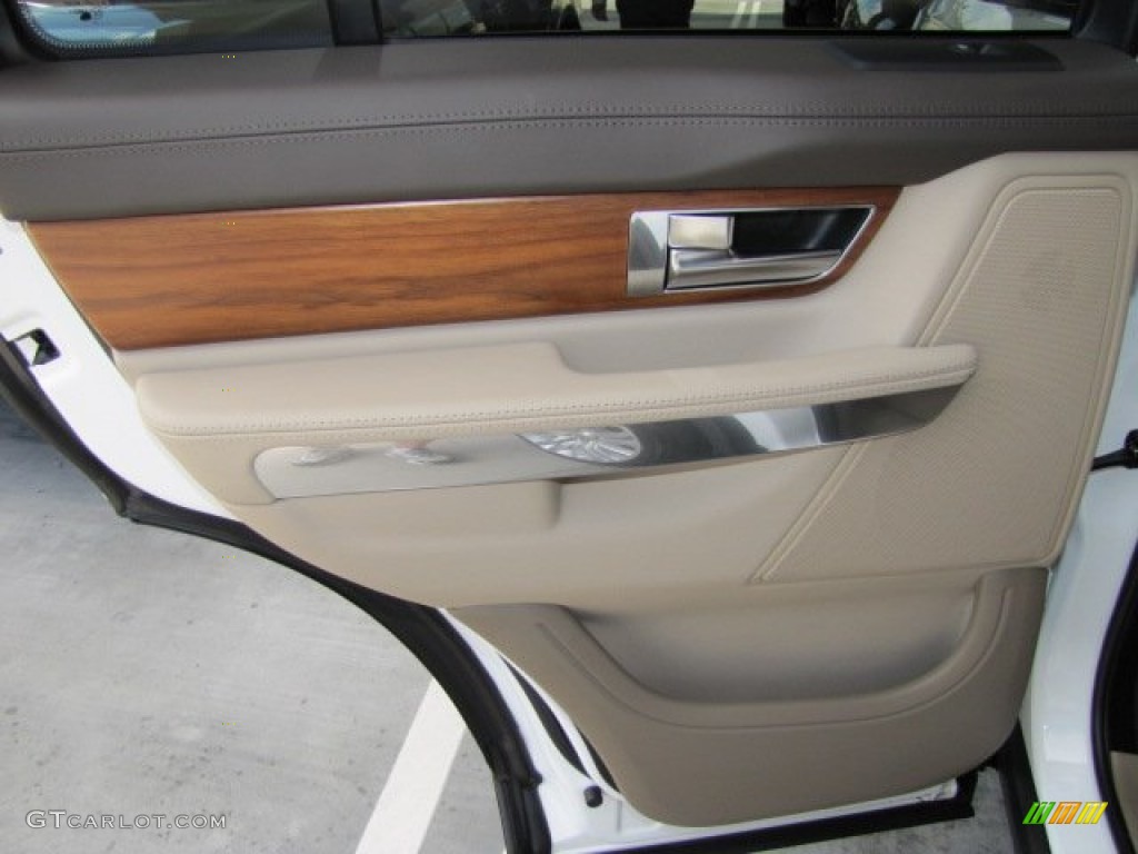 2011 Land Rover Range Rover Sport HSE LUX Almond/Nutmeg Door Panel Photo #70538170
