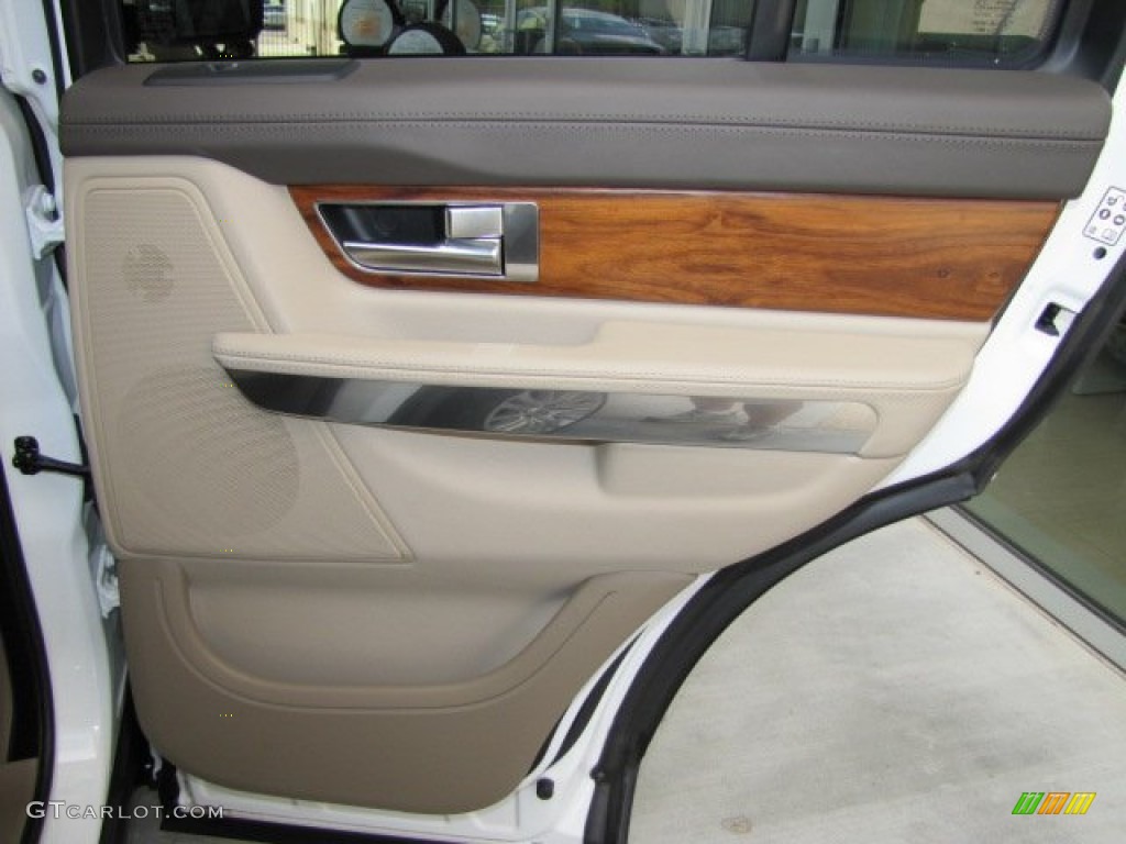2011 Land Rover Range Rover Sport HSE LUX Almond/Nutmeg Door Panel Photo #70538173