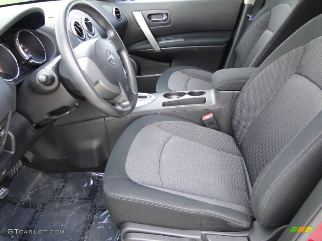 Black Interior 2010 Nissan Rogue SL Photo #70538548