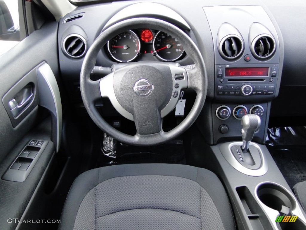 2010 Nissan Rogue SL Black Dashboard Photo #70538569