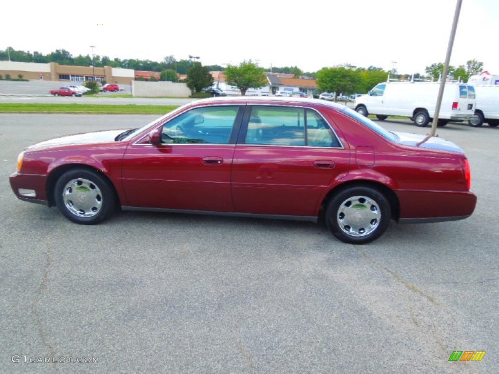 2002 DeVille DHS - Crimson Pearl / Oatmeal photo #6