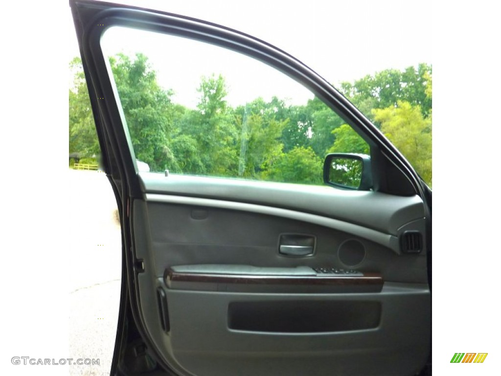 2006 7 Series 750i Sedan - Black Sapphire Metallic / Black/Black photo #11