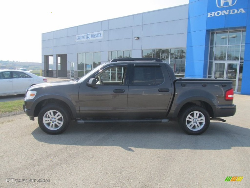 2007 Explorer Sport Trac XLT 4x4 - Dark Stone Metallic / Light Stone photo #2