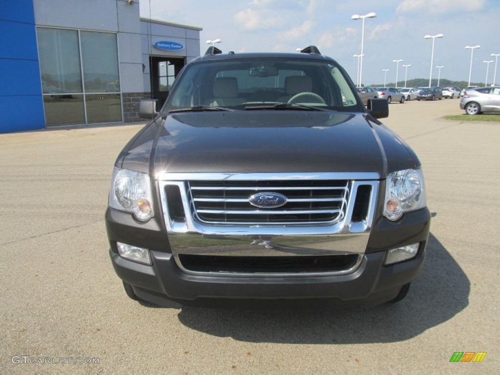 2007 Explorer Sport Trac XLT 4x4 - Dark Stone Metallic / Light Stone photo #18