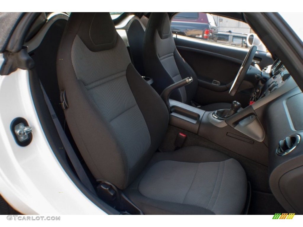 Ebony Interior 2007 Pontiac Solstice Roadster Photo #70540852