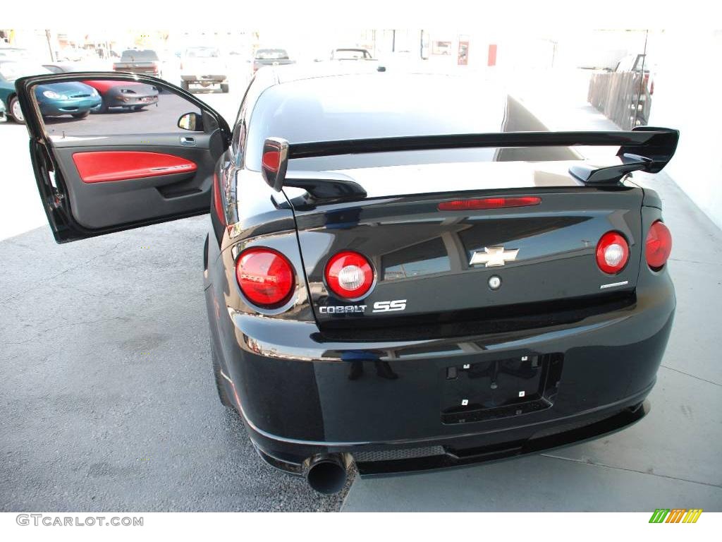2006 Cobalt SS Supercharged Coupe - Black / Ebony/Red photo #12
