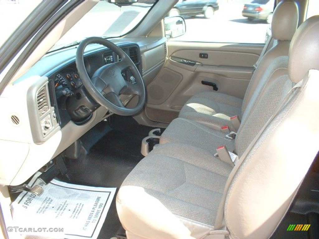 2004 Silverado 1500 LS Extended Cab - Summit White / Tan photo #9