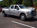 2012 Bright Silver Metallic Dodge Ram 3500 HD ST Crew Cab 4x4 Dually  photo #2