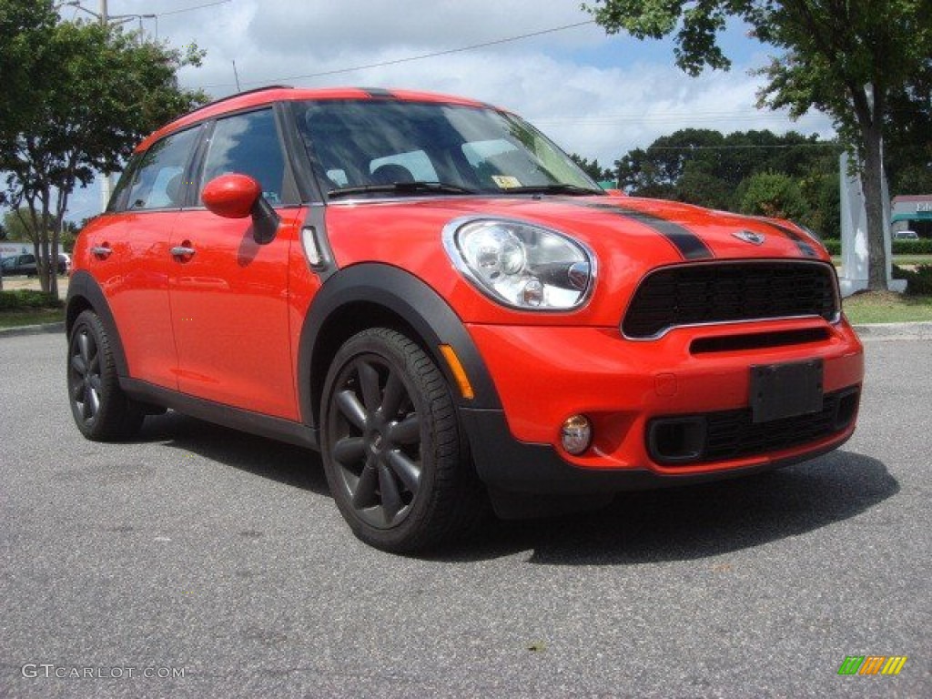 2011 Cooper S Countryman - Pure Red / Pure Red Leather/Cloth photo #1