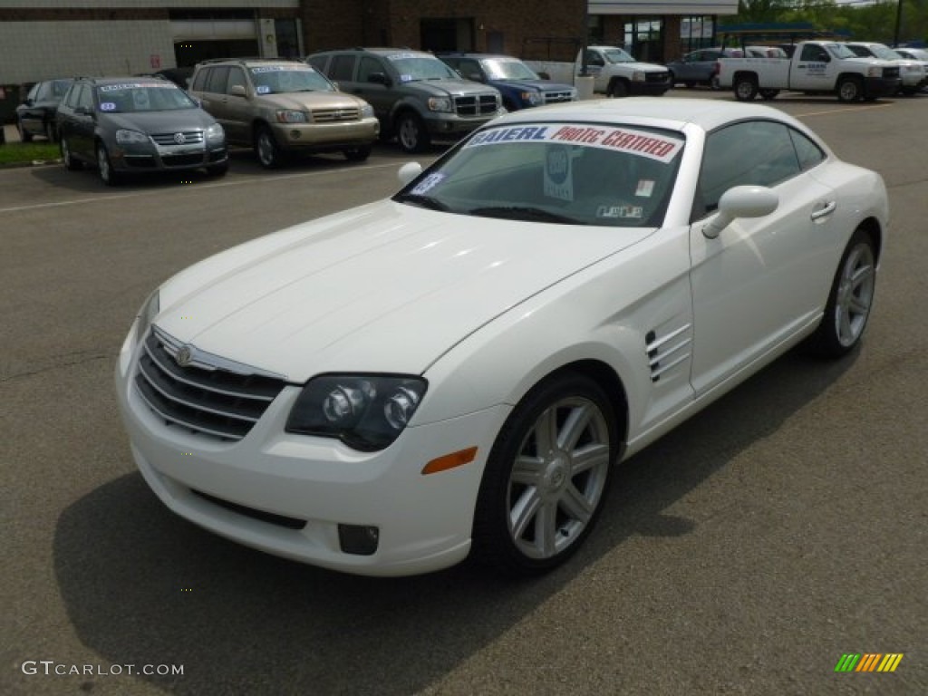 2005 Crossfire Limited Coupe - Alabaster White / Dark Slate Grey photo #3