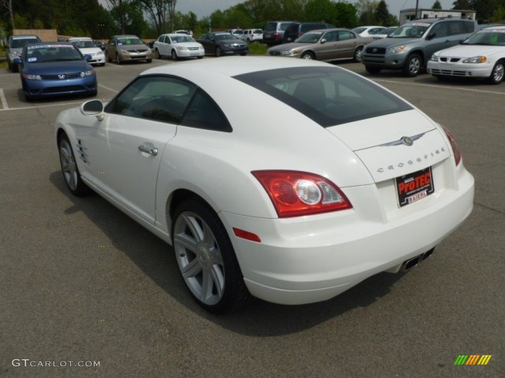 2005 Crossfire Limited Coupe - Alabaster White / Dark Slate Grey photo #5