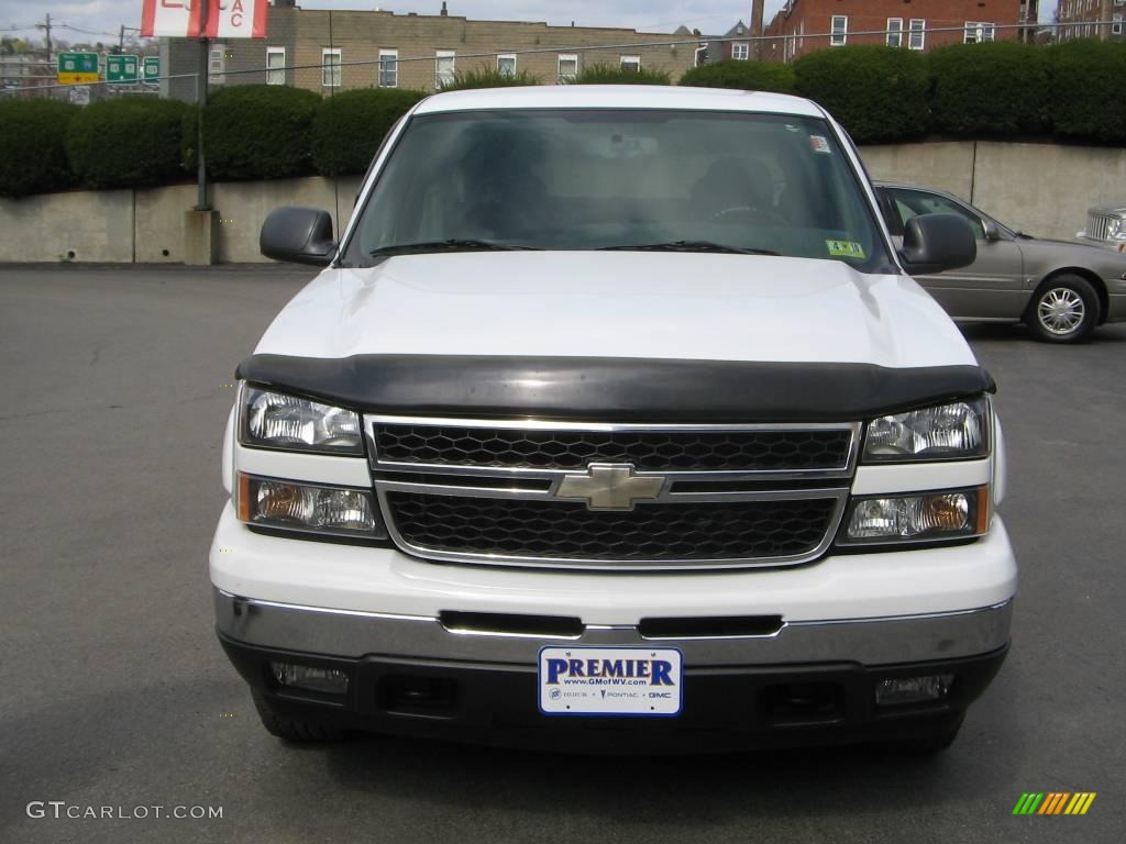 2006 Silverado 1500 Z71 Extended Cab 4x4 - Summit White / Dark Charcoal photo #1