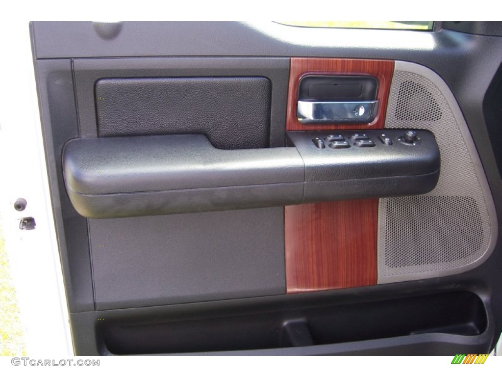 2006 F150 Lariat SuperCrew - Oxford White / Black photo #14