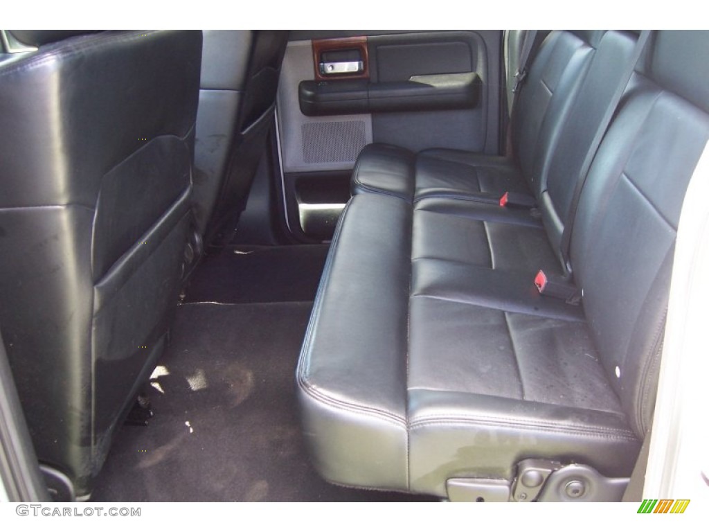 2006 F150 Lariat SuperCrew - Oxford White / Black photo #24