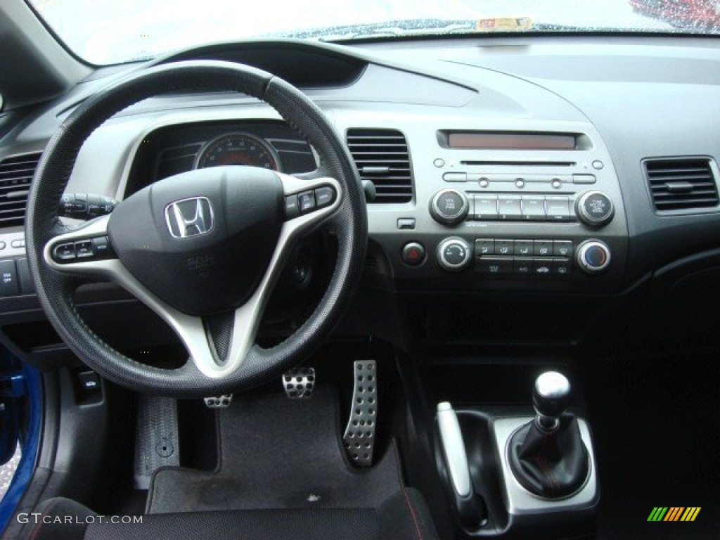 2010 Honda Civic Si Sedan Black Dashboard Photo #70544392