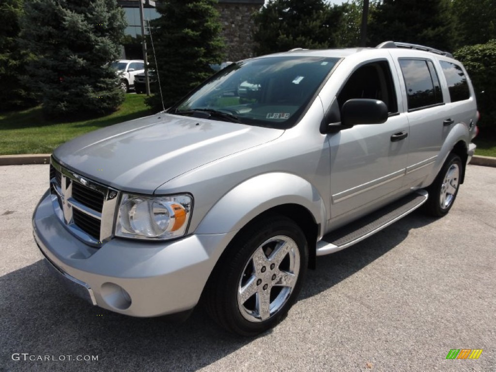 2007 Durango Limited 4x4 - Bright Silver Metallic / Dark Slate Gray/Light Slate Gray photo #2