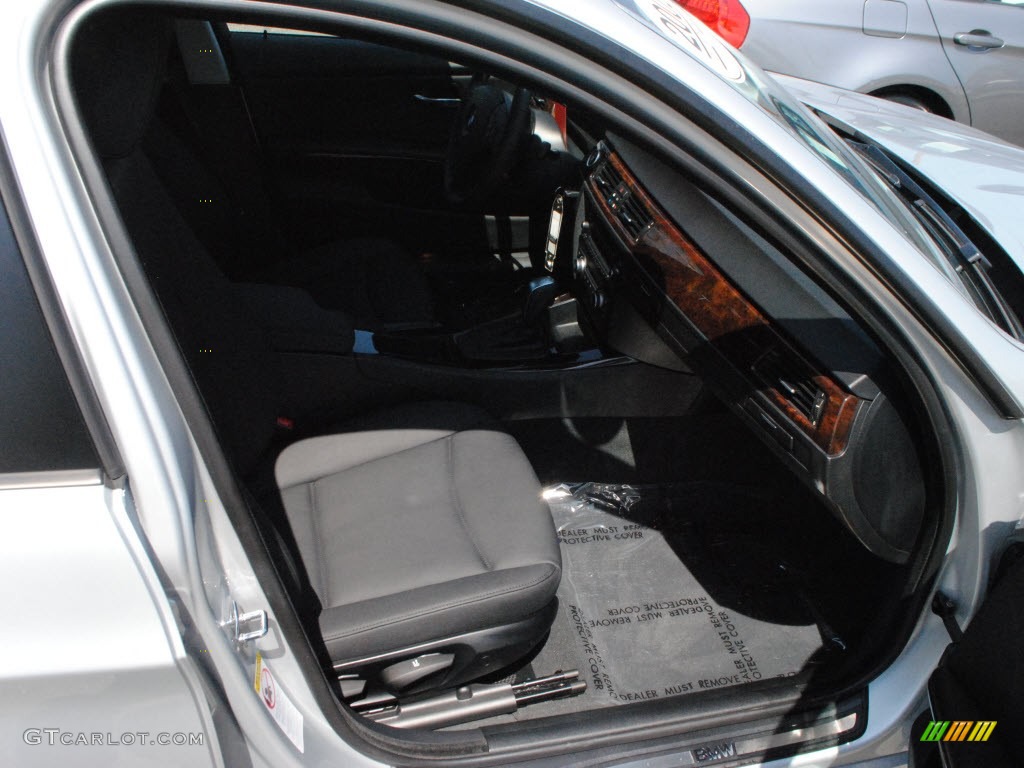 2009 3 Series 328i Sedan - Titanium Silver Metallic / Black photo #4
