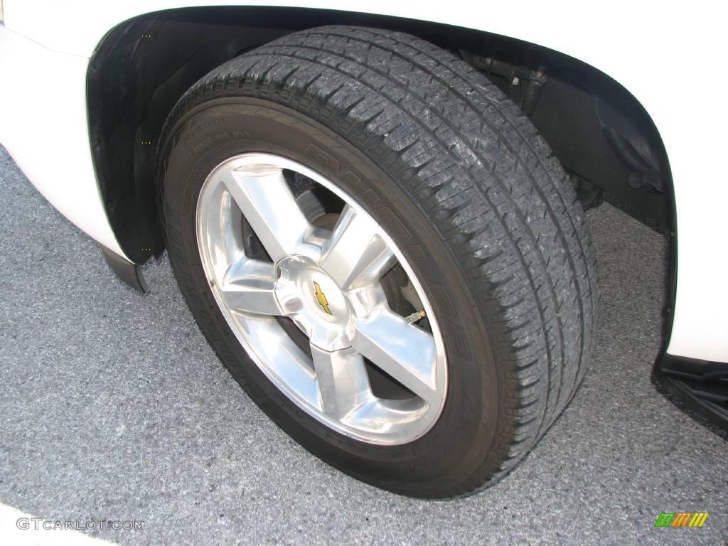 2007 Tahoe LTZ - Summit White / Light Cashmere/Ebony photo #13