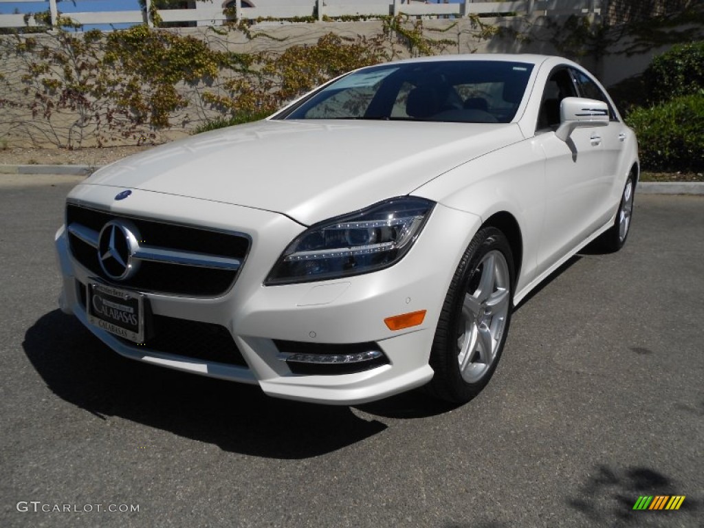 Diamond White Metallic 2013 Mercedes-Benz CLS 550 Coupe Exterior Photo #70546060