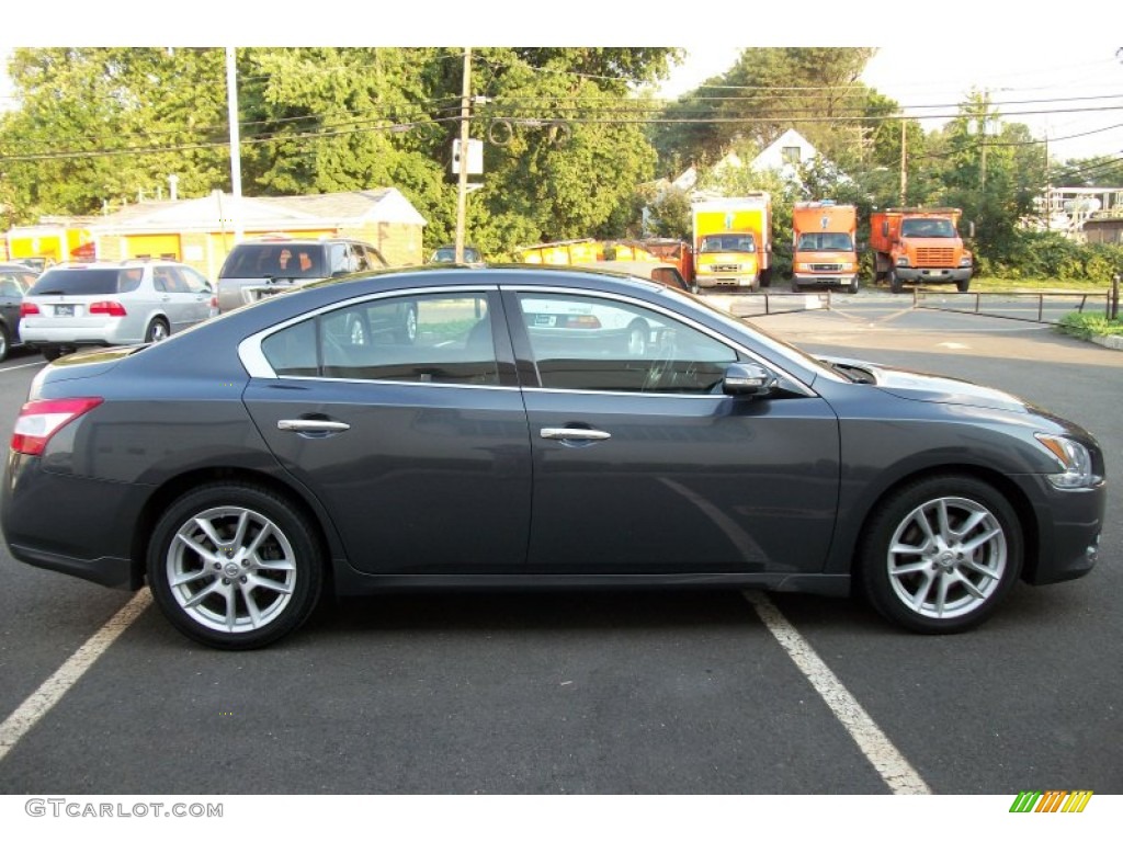 2009 Maxima 3.5 SV Premium - Dark Slate Metallic / Charcoal photo #6