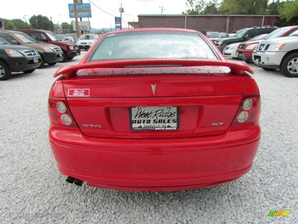 2004 GTO Coupe - Torrid Red / Black photo #6