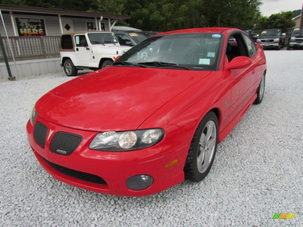 2004 GTO Coupe - Torrid Red / Black photo #11