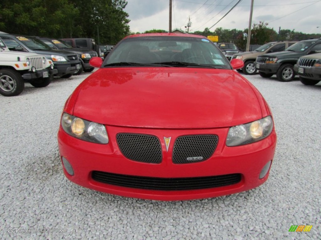 2004 GTO Coupe - Torrid Red / Black photo #12