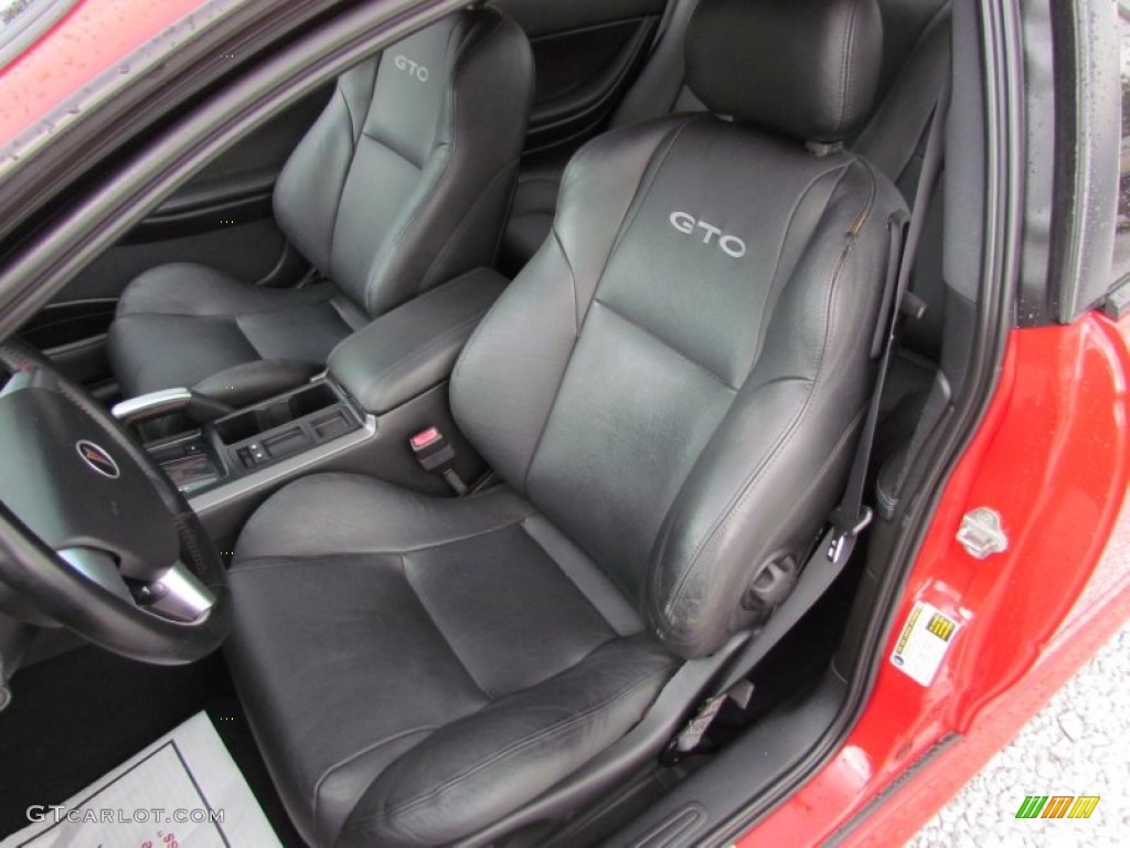 Black Interior 2004 Pontiac GTO Coupe Photo #70547263