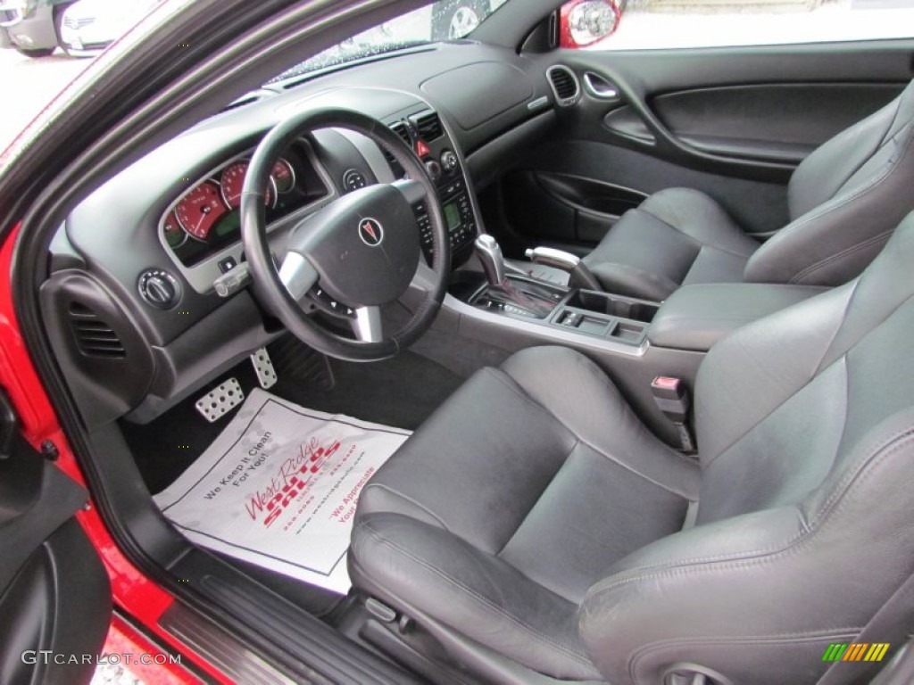 Black Interior 2004 Pontiac GTO Coupe Photo #70547281