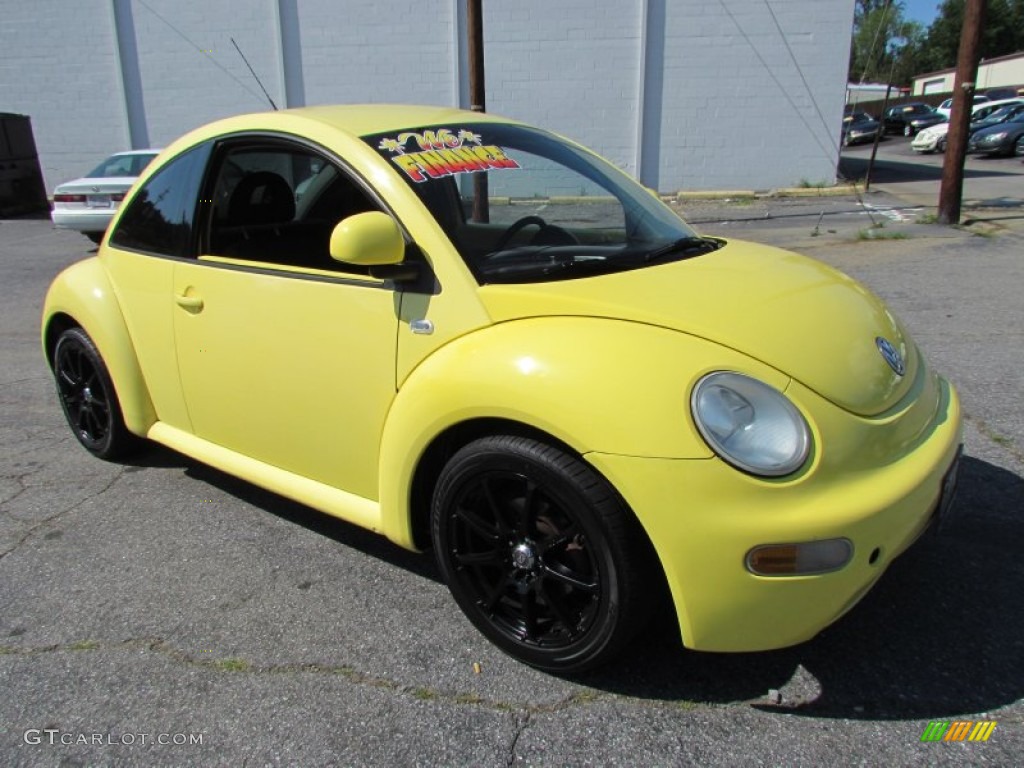 2000 New Beetle GL Coupe - Yellow / Black photo #1