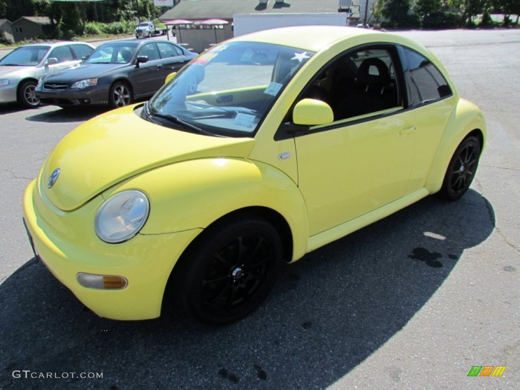 2000 New Beetle GL Coupe - Yellow / Black photo #10