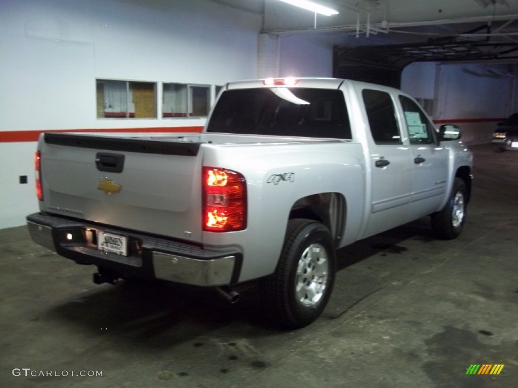 2013 Silverado 1500 LT Crew Cab 4x4 - Silver Ice Metallic / Ebony photo #5