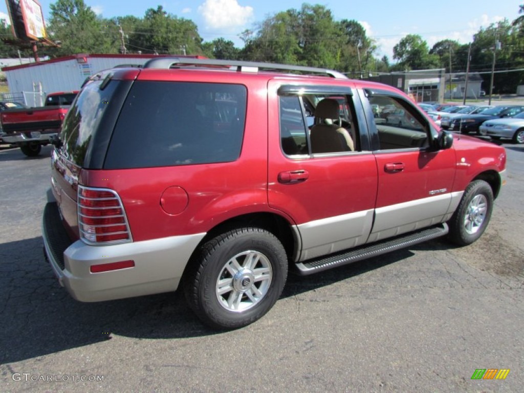 2002 Mountaineer AWD - Toreador Red Metallic / Medium Dark Parchment photo #4