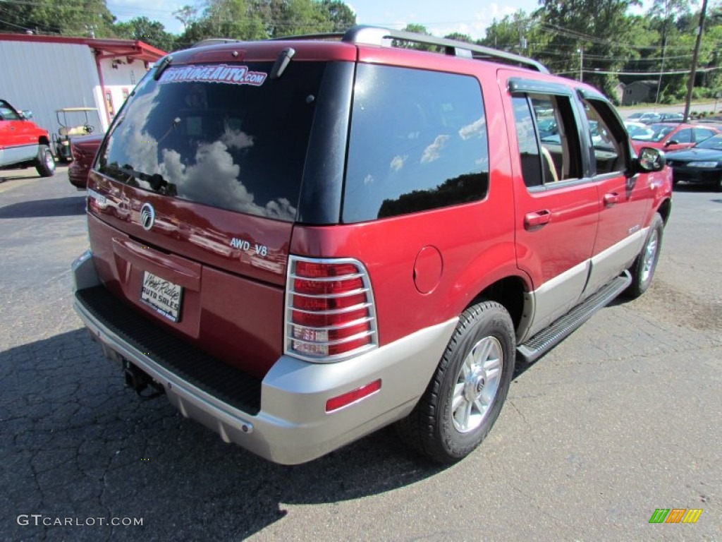 2002 Mountaineer AWD - Toreador Red Metallic / Medium Dark Parchment photo #5