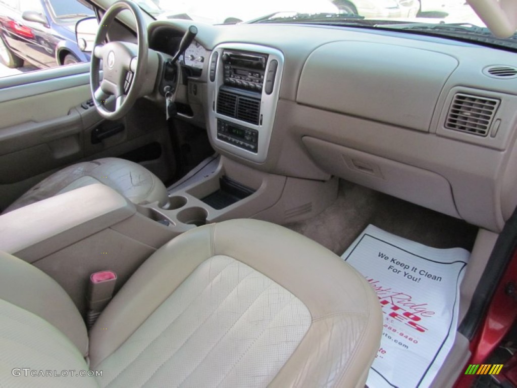 2002 Mountaineer AWD - Toreador Red Metallic / Medium Dark Parchment photo #15