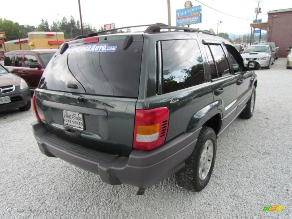 2001 Grand Cherokee Laredo 4x4 - Shale Green Metallic / Agate photo #4