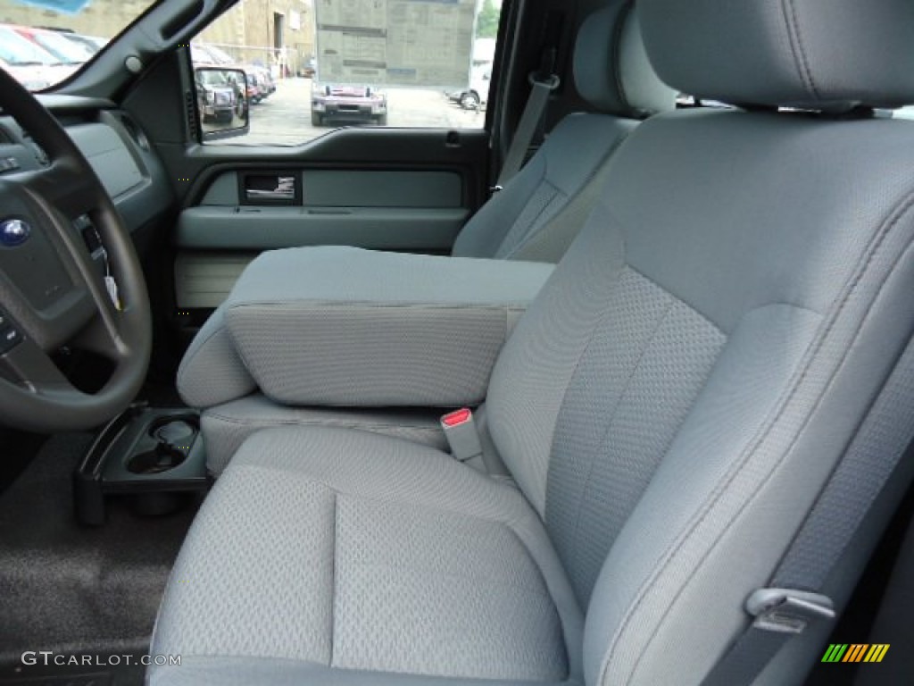Steel Gray Interior 2012 Ford F150 XL Regular Cab Photo #70550232