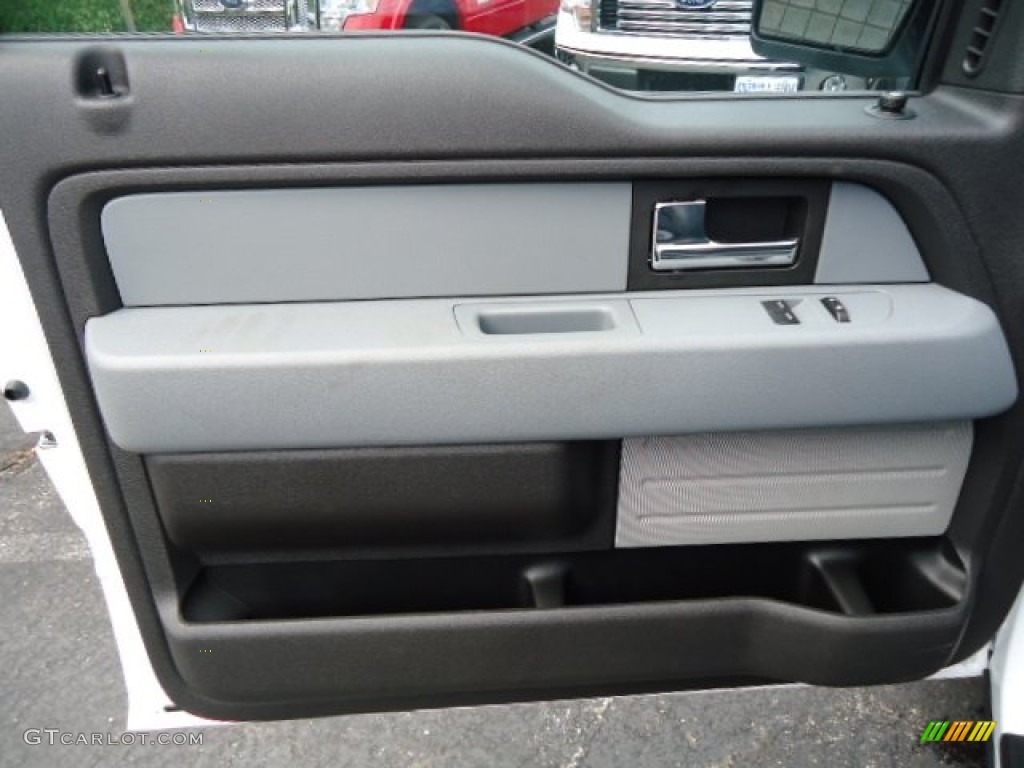 2012 Ford F150 XL Regular Cab Steel Gray Door Panel Photo #70550267