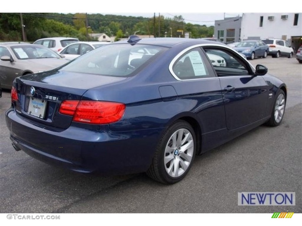 2011 3 Series 328i xDrive Coupe - Deep Sea Blue Metallic / Black photo #5