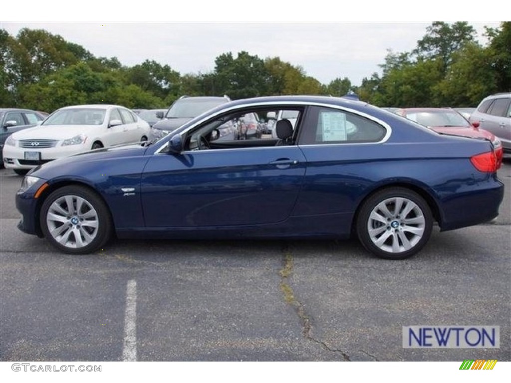 2011 3 Series 328i xDrive Coupe - Deep Sea Blue Metallic / Black photo #9