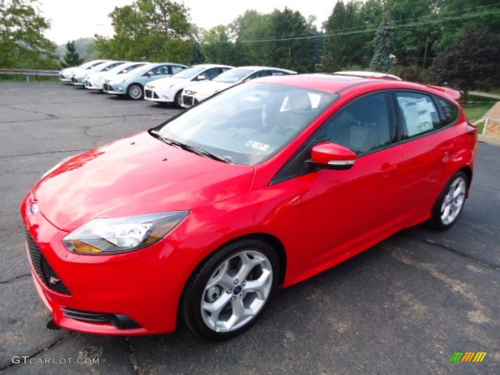 Race Red 2013 Ford Focus ST Hatchback Exterior Photo #70550743