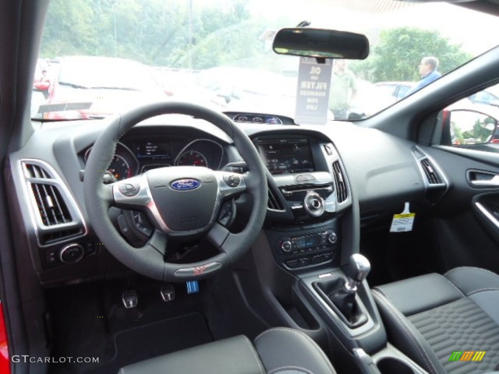 St Charcoal Black Full Leather Recaro Seats Interior 2013