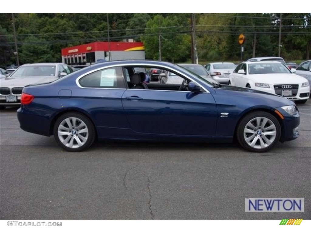 2011 3 Series 328i xDrive Coupe - Deep Sea Blue Metallic / Black photo #52