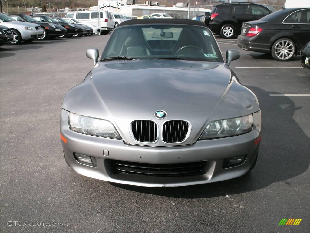 2002 Z3 2.5i Roadster - Sterling Gray Metallic / Black photo #2