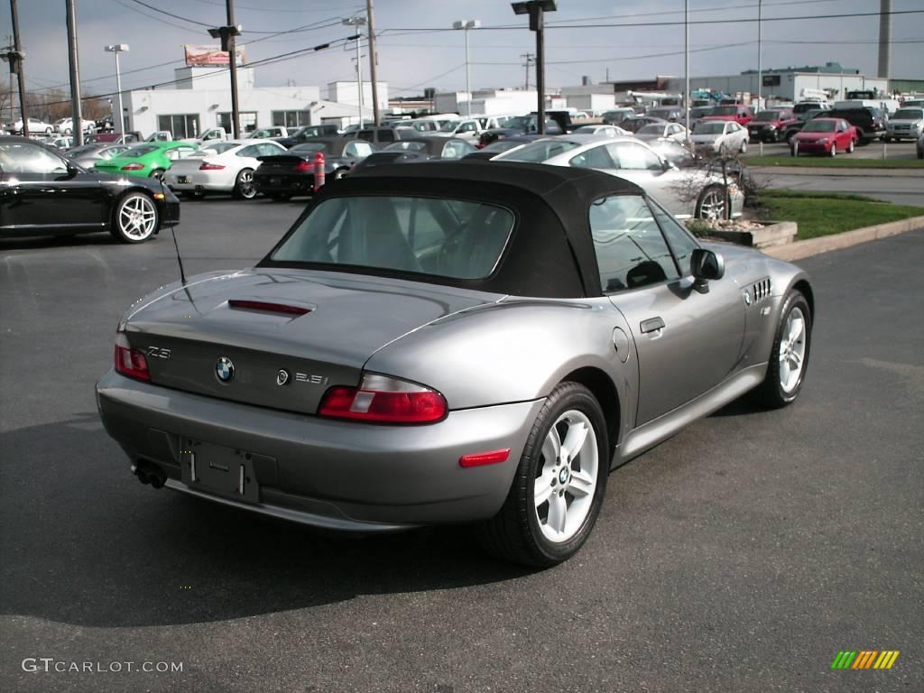 2002 Z3 2.5i Roadster - Sterling Gray Metallic / Black photo #5