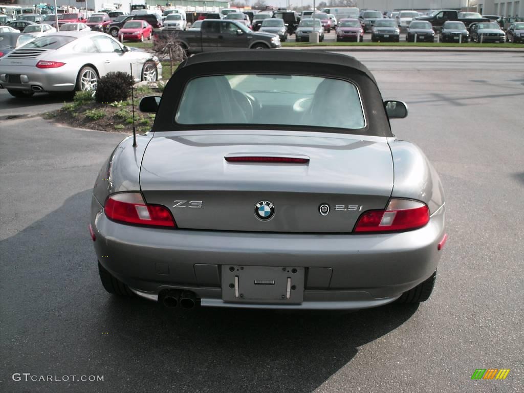 2002 Z3 2.5i Roadster - Sterling Gray Metallic / Black photo #6