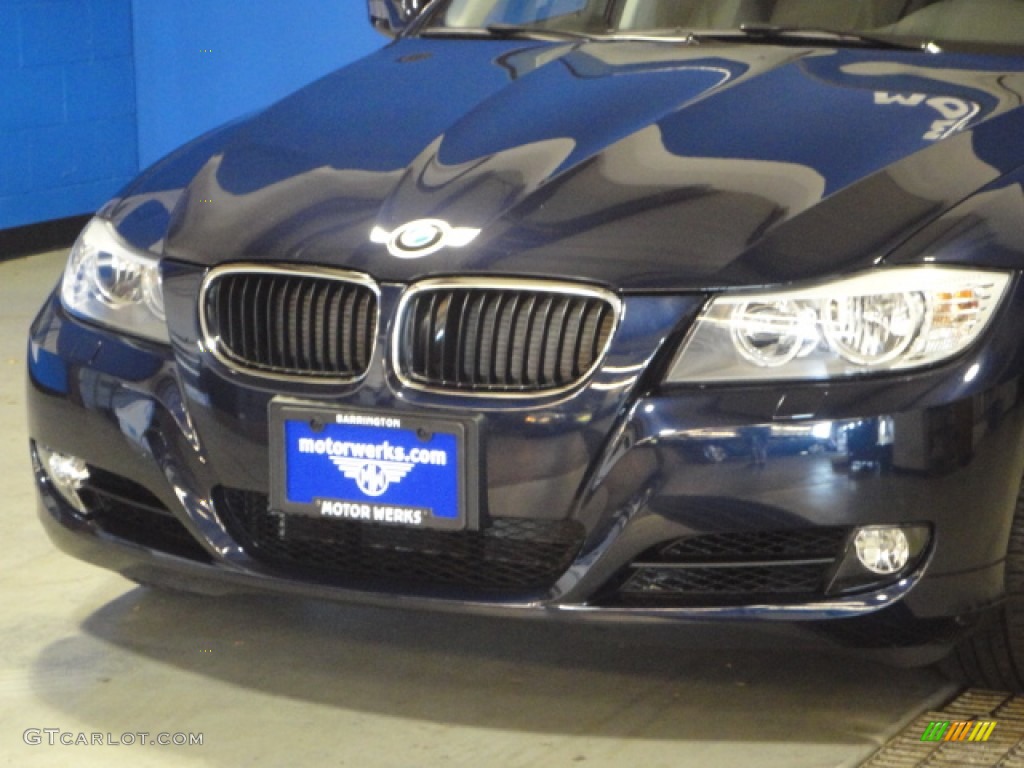 2010 3 Series 328i xDrive Sedan - Monaco Blue Metallic / Black Dakota Leather photo #4
