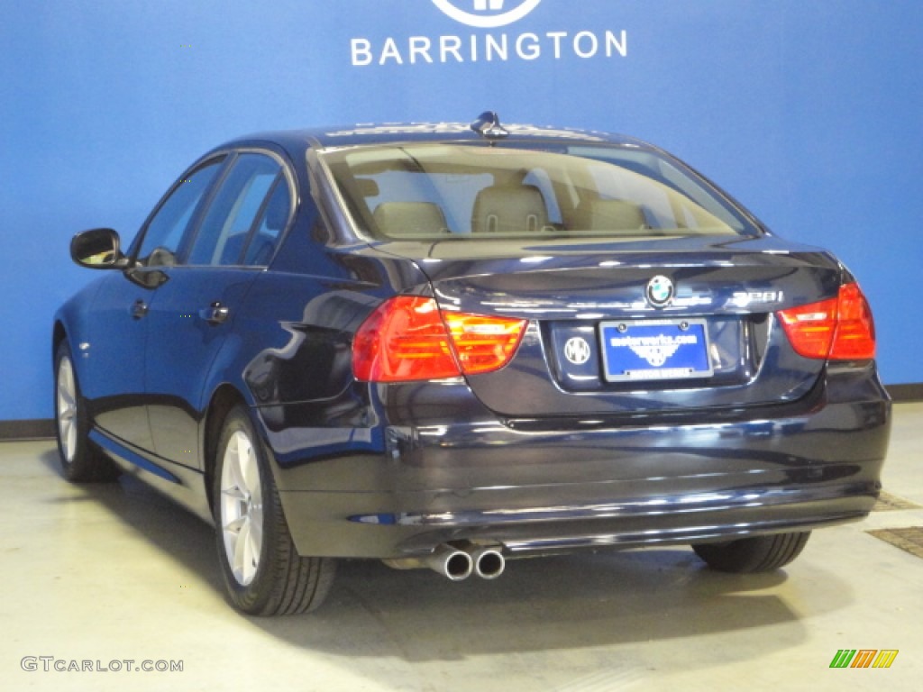2010 3 Series 328i xDrive Sedan - Monaco Blue Metallic / Black Dakota Leather photo #8